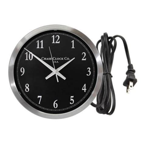 Electric Wall Clocks With Cord And Auto Set Motor