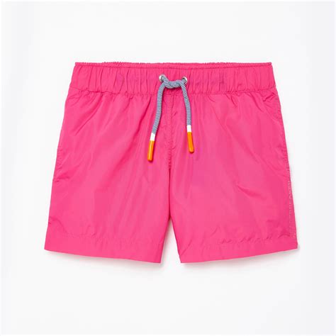 Lison Paris Boys Capri Swim Shorts In Pink The Little Sunshine Store