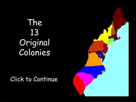 Ppt The 13 Original Colonies Powerpoint Presentation Free Download