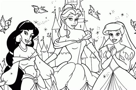 dibujos de princesas de disney para pintar dibujos para pintar y colorear 2023