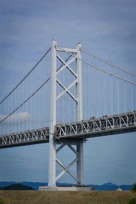 Seto Ohashi Bridge In Okayama Japan Stock Photo Image Of Setoo
