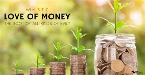 News & interviews for the color of money. Why is the love of money the root of all kinds of evil ...