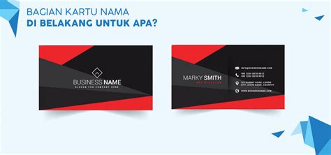 Contoh Kartu Nama Contoh Desain Kartu Nama Keren Dan Elegan Riset