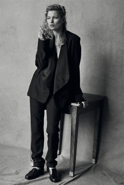 Unphotoshopped Kate Moss By Peter Lindbergh Vogue Italia January 2015