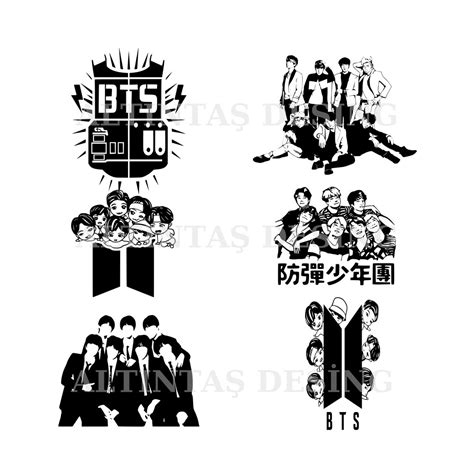 BTS Svg Bundle Bts Png Kpop Svg Files For Cricut Bt21 Svg Bts