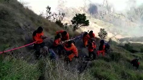 Gempa Lombok Semua Pendaki Yang Terjebak Di Gunung Rinjani Sudah