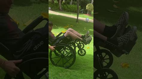 Wheelchair Wheelie Fail Youtube