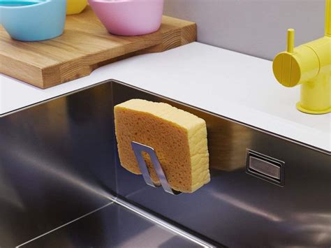 #experiencescrubdots #collectivebias make this simple kitchen sponge holder to keep your sponge off the countertop. 5 Favorites: In-Sink Sponge Holders, Non-Plastic Edition | Sponge holder, Kitchen sponge holder ...