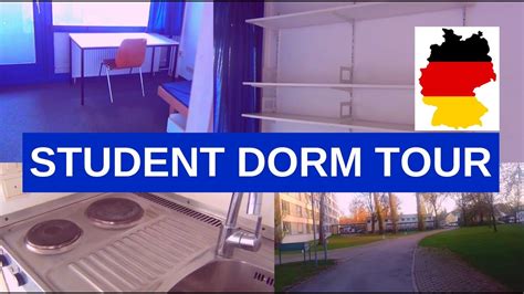 Student Dorm Tour In Germany Studio Apartment Youtube