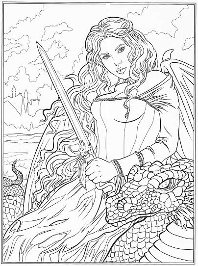 Free New 5 Adult Gothic Halloween Coloring Sheets 1 Other