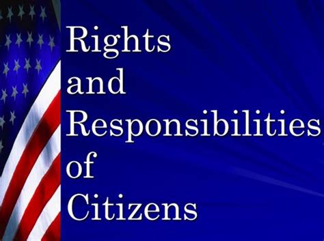 Rights And Responsibilities Of Citizens Hubpages