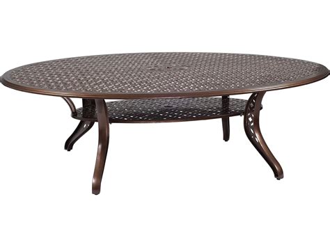 Maybe you would like to learn more about one of these? Woodard Casa Cast Aluminum 98.50 x 70 Oval Dining Table ...