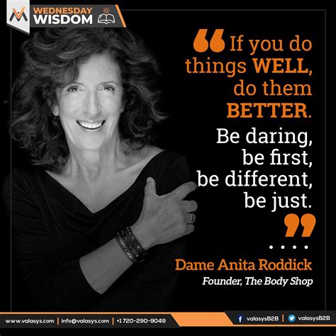 Dame Anita Roddick The Body Shop Body Shop At Home Positive Quotes