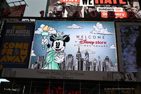 Disney Store Am Times Square Die Weltenbummler