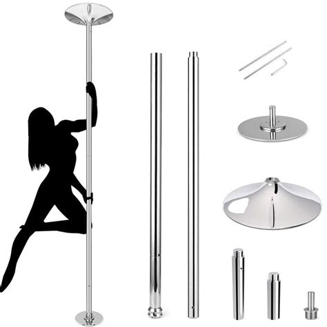 Stripper Pole Static Spinning Pole Dance Pole For Home Bedroom 45mm Removable Beginners And
