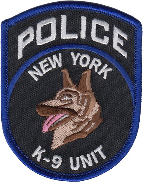 New York City Police Department Shoulder Patch K 9 Unit Chicago Cop Shop