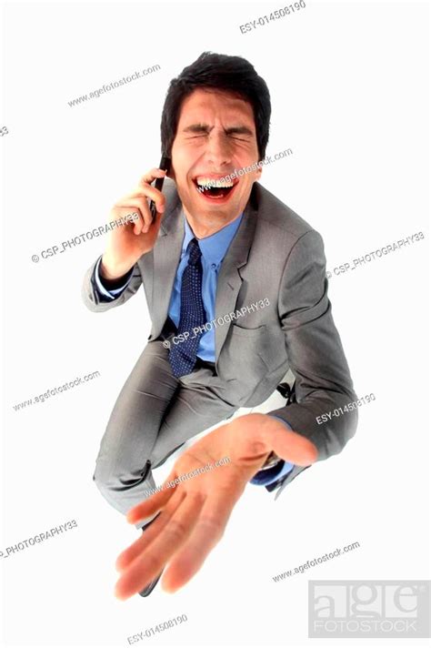Businessman Laughing Hysterically Stock Photo Picture And Low Budget