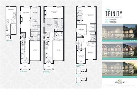 Trinity Floor Plan At Melbourne Manors In Bradford West Gwillimbury On