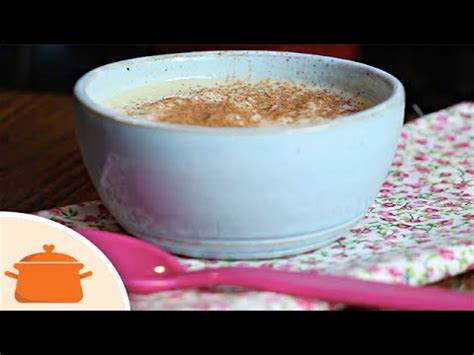 1 xícara de chá de arroz branco ou japonês (fica melhor). Como Fazer Arroz Doce Cremoso - Receita Prática - YouTube