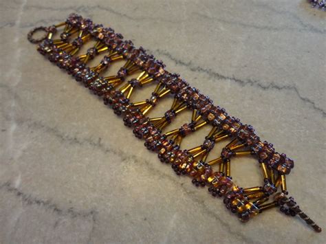 Bugle Clusters Bracelet Pattern From Bead And Button Online Beaded By