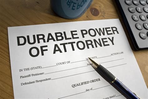 When Do I Need a Durable Power of Attorney Form?