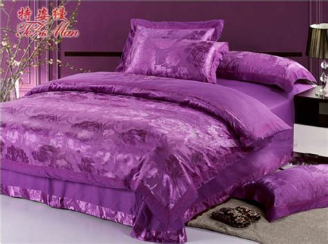 Purple comforter sets are a fun way to introduce more color into your bedroom. Jacquard-Purple-King-Size-Bedding-Sets-4pcs-Bedding ...