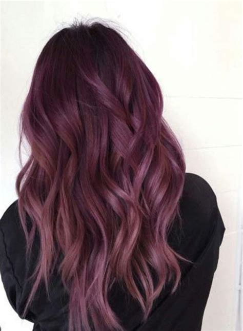 Rose Gold Hair Color And Dye Ombre Brown Blonde Dark Pink