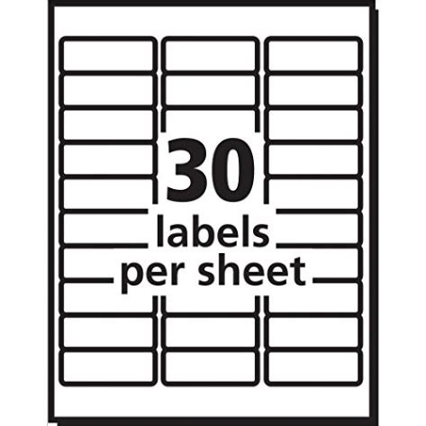 Worldlabel templates help you format the design you want to print on sheets of labels. Avery Easy Peel White Mailing Labels for Laser Printers, 1 x 2.62