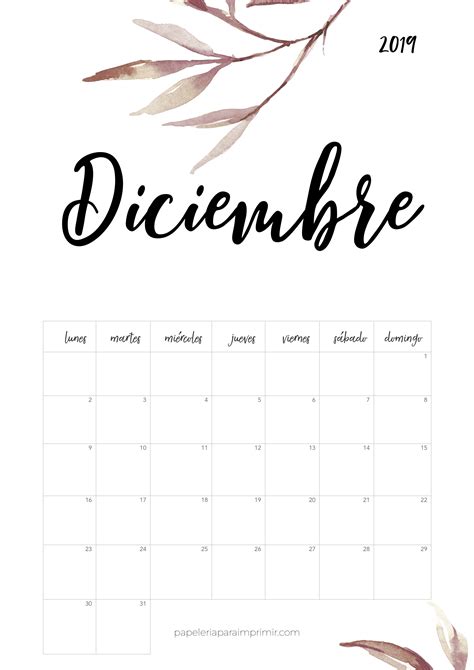 Organizadores Mensuales Calendarios Bonitos Para Imprimir