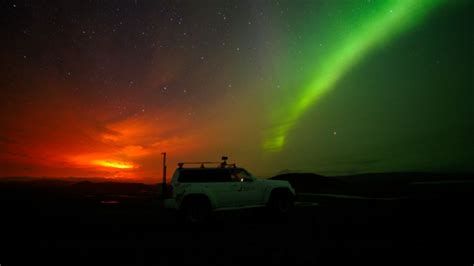 Beautiful Northern Lights Photo Taken After Iceland Volcano Erupts