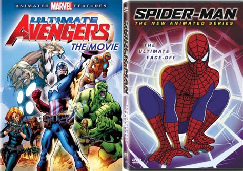 Buy Marvel Spider Man And The Ultimate Avengers Animated Movie Dvd Super Hero Cartoon Bundle