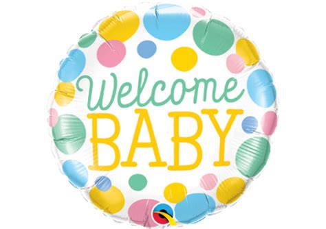 Welcome Baby Foil Balloon Cakes2u
