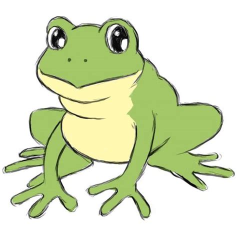 How To Draw A Frog For Kids Easy Drawing Tutorial