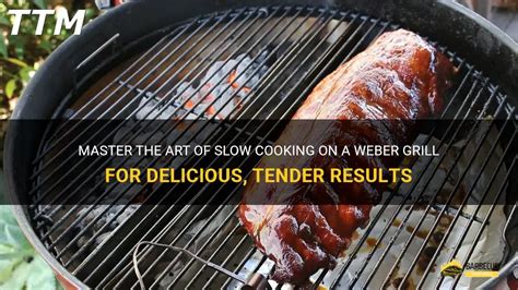 master the art of slow cooking on a weber grill for delicious tender results shungrill
