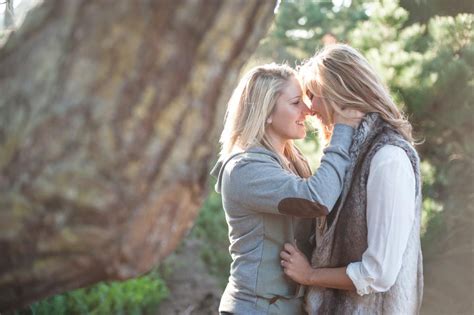 san francisco beach lesbian engagement session equally wed modern lgbtq weddings lgbtq