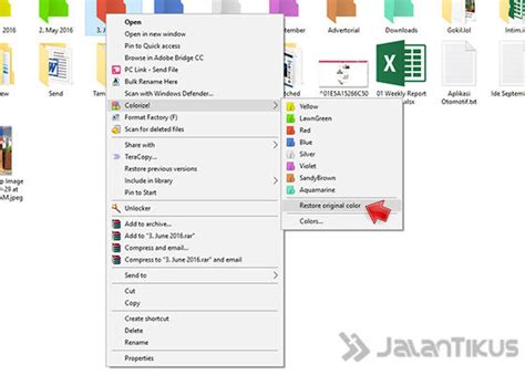 Ada dua cara untuk mengembalikkan file tersebut yang pertama dengan mengatur untuk menampilkan file hidden pada folder atau tidak berikut cara mengembalikan data yang terhapus/format. Cara Membuat Folder Berwarna di Komputer Windows 10 ...