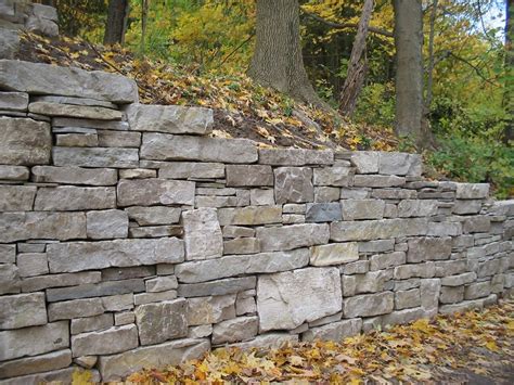 Another Dry Stacked Limestone Retaining Wall Built To Last By