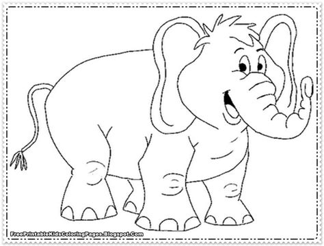 Elephant Drawing Coloring Clip Art Library