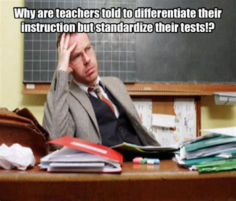 Differentiate Instruction Teaching Learning Standardize Tests Teacher