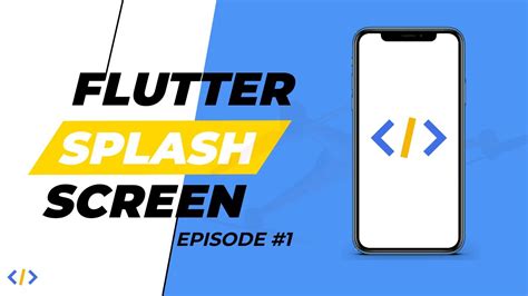 Flutter Tutorial Easy Ways To Create A Splash Screen 1 Youtube