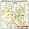 Aerial Photography Map of Powder Springs, GA Georgia