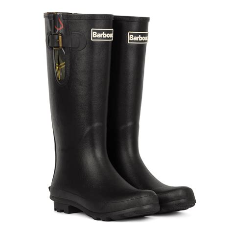 Barbour Womens Cleadon Wellingtons Black The Sporting Lodge