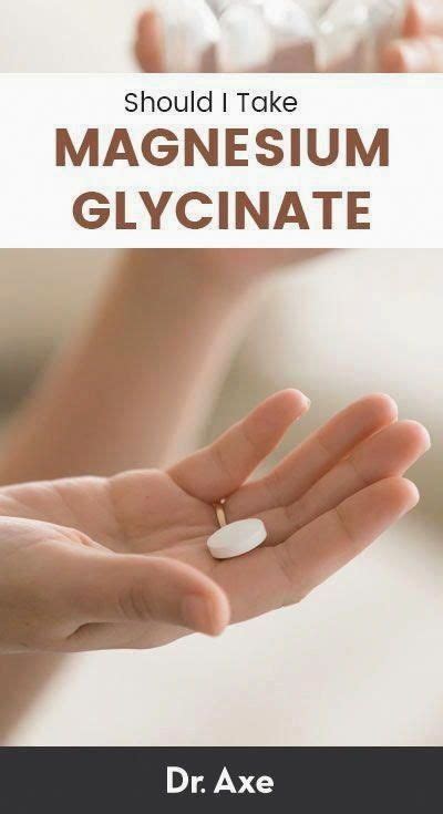 Health Tips Magnesium Glycinate Benefits Magnesium Glycinate