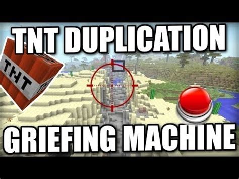Which is the easiest duplicator to use in minecraft? #Minecraft TNT DUPLICATION MACHINE / GRIEFING MACHINE ...