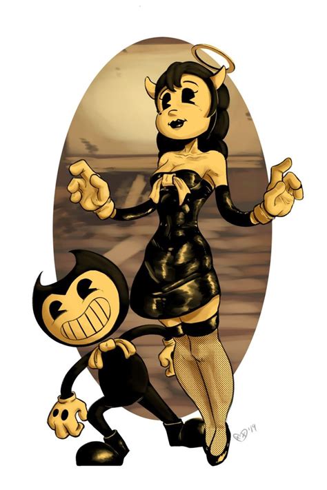 Pin By On Bendy And The Ink Machine Epic Mickey Alice Angel