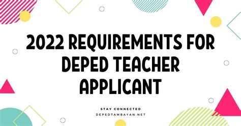 Deped Teacher 1 Hiring Guidelines And Requirements For Sy 2020 2021
