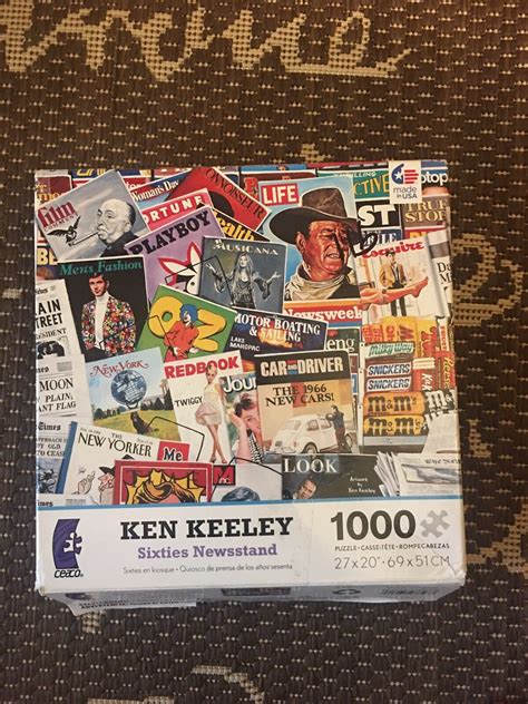 Ken Keeley Sixties Newsstand 1000 Piece Jigsaw Puzzle Playboy John
