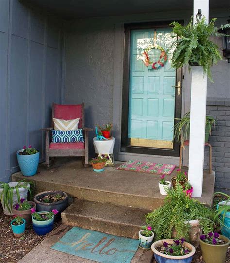 Spring Front Porch Makeover With Larson Doors A Before And After