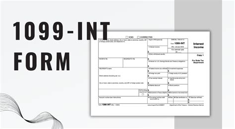 Tax Form 1099 Int Irs Fillable 1099 Int Form For 2023 Pdf To File