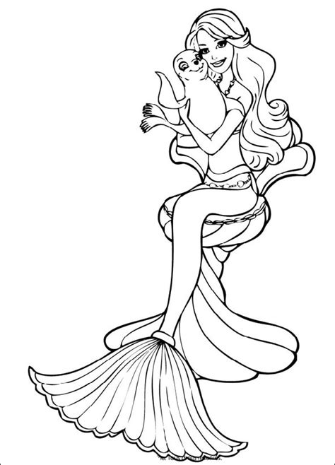 Viele zeichnungen zum ausdrucken für kinder. Ausmalbilder Meerjungfrau 03 | Ausmalbilder zum ausdrucken